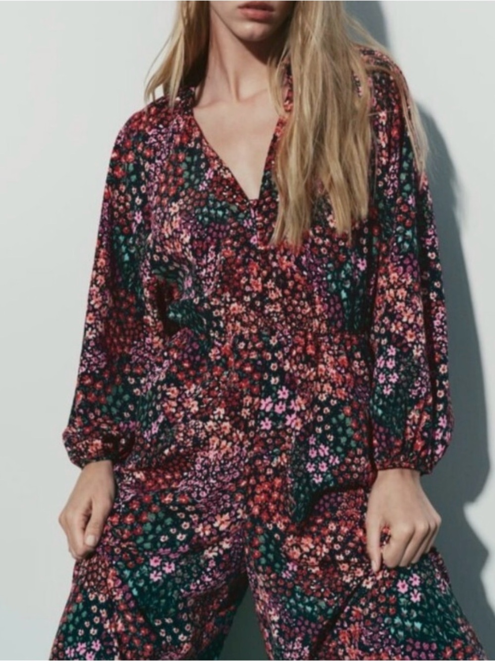 Zara Floral Jumpsuit - Picture 4 of 5